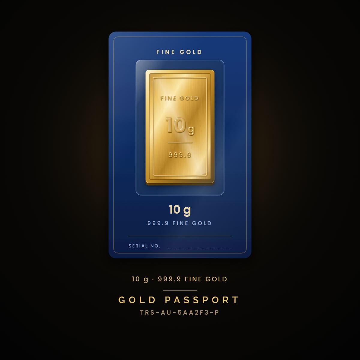 Gold Passport 10 g 5AA2F3 from the Gold Passport collection