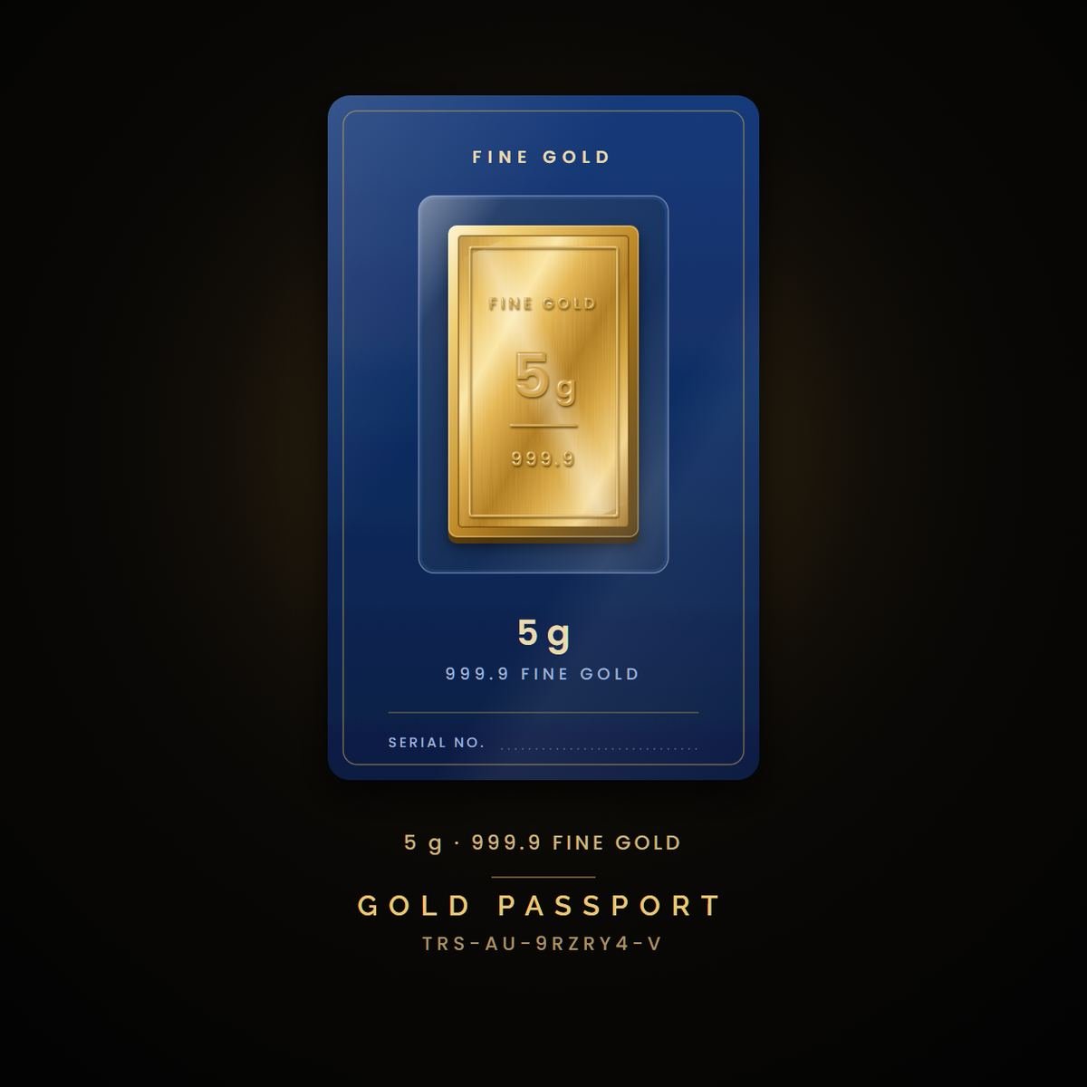 Gold Passport 5 g 9RZRY4 from the Gold Passport collection